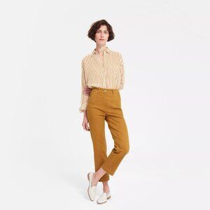 Everlane The Straight Leg Crop Size 0R Golden Brown